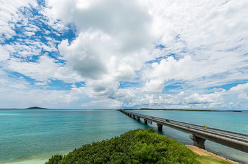 Obraz premium 池間大橋と大神島