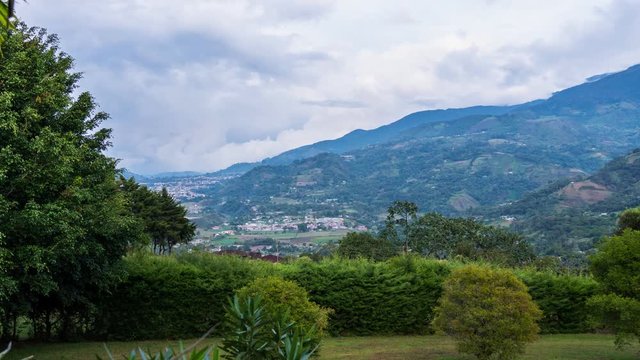 Time-lapse at Bocono mountains, Trujillo State. Venezuela