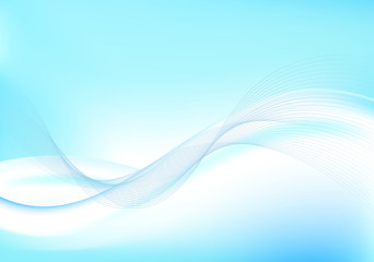 abstract blue background with waves