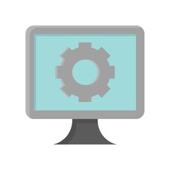 Television and technology related TV  vector in flat design