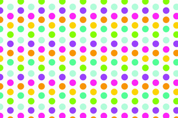 Vector Polka Dot Pattern design illustration for printing on paper, wallpaper, covers, textiles, fabrics, for decoration, decoupage, and other.