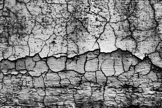 cracked texture on an old wall