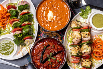food on the table