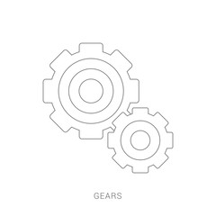 Setting gears icon