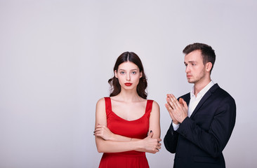 A couple in love has a valentine's day scandal.