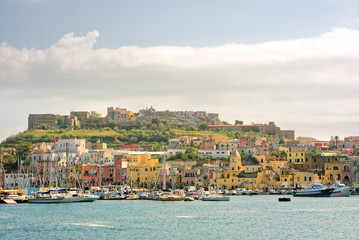 Obraz premium Procida town, Italy