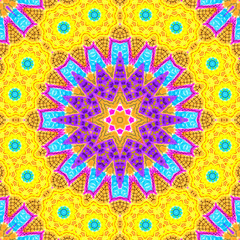 Bright colorful background with abstract pattern