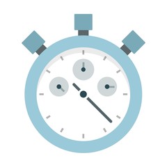 Sports stopwatch vector icon flat isolated
