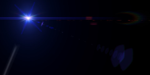 Overlay, flare light transition, effects sunlight, lens flare, light leaks. High-quality stock images of warm sun rays light effects, overlays or golden flare isolated on black background for design