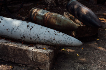 the old Soviet missiles weapons of Russia