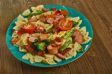 Smoked Sausage Noodle Stir-Fry