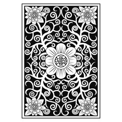 floral flower ornate ornament illustration vector