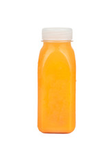 Carrot juice in bottle