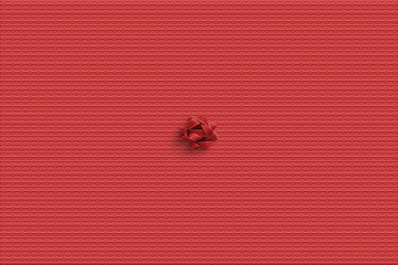 red gradient background elegant Christmas background, with cockade, bow for gift