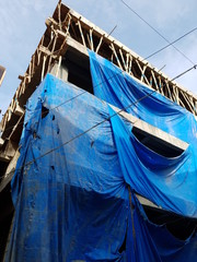 a under construction building 