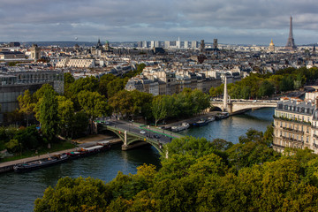 Fototapeta premium paris vue d'en haut