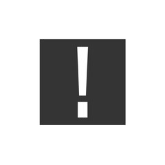 caution symbol icon vector illustration for website and design icon