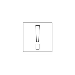 caution symbol icon vector illustration for website and design icon