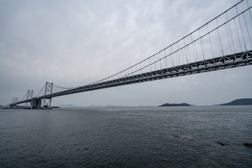 Seto Bridge in Japan.