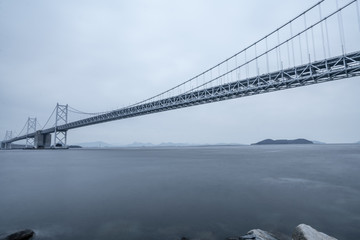 Seto Bridge in Japan.