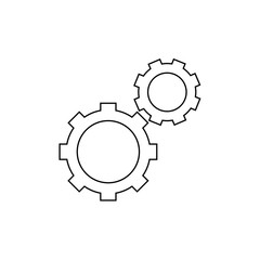 gear icon vector illustration for website and design icon