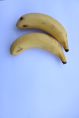  The yellow color of the bananas that are tasty and beneficial to the body