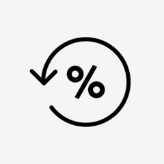 percentage sign icon design vector illustration