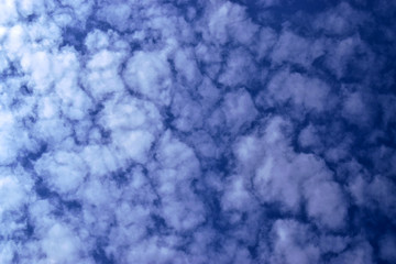 Sky background in the morning of the Winter days