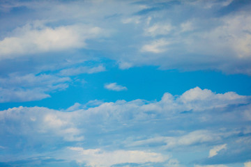 Fototapeta premium Blue sky with white clouds.