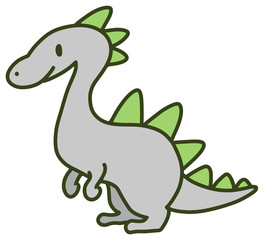 かわいい恐竜のイラスト_6