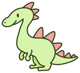 かわいい恐竜のイラスト_7