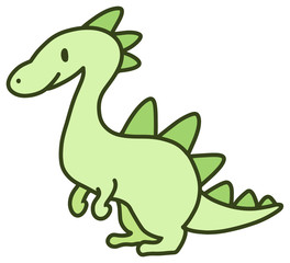 かわいい恐竜のイラスト_9