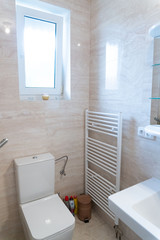 interior of modern bathroom