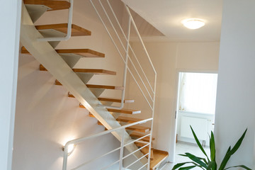 staircase in modern building