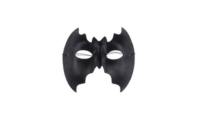 black bat mask isolated on white background