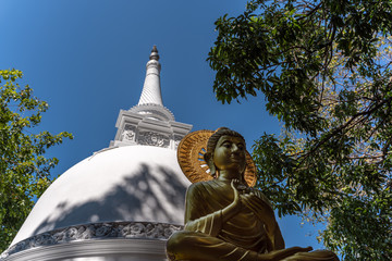 buddhist temple, stupa, in Colombo, sri lanka