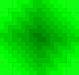 Green zigzag chevron pattern background. Rectangles and squares repeat pattern background vector.