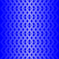 Blue X alphabet pattern background vector. Repeat X letter on blue background.