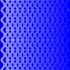 Blue X alphabet pattern background vector. Repeat X letter on blue background.