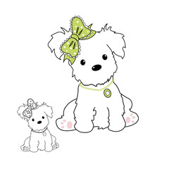 puppy dog little cute