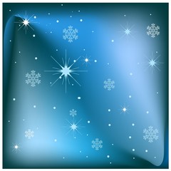 Fototapeta na wymiar Dark blue background with snowflake. Blurred line on abstract template with color gradient. New design for ad, poster, banner for holiday. Background for a cell phone, banner etc. Vector illustration.