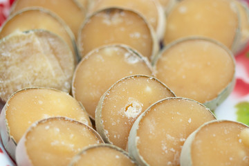 home made organic palm sugar sweetener made from coconut tree