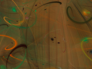 brown abstract fractal background 3d rendering illustration