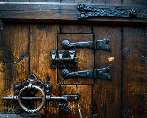 Old warehouse doors