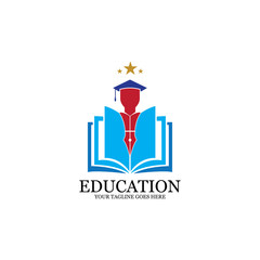 Fototapeta premium Education Logo Template vector