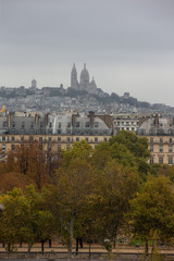 Fototapeta na wymiar paris depuis le musée d'orsay