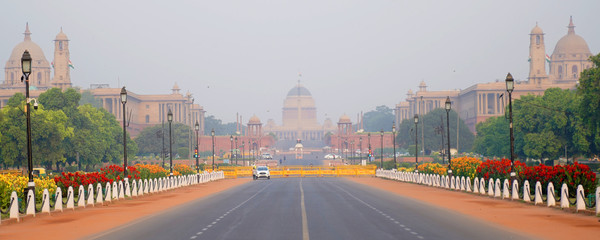 NEW DELHI, INDIA - April 26: Rashtrapati Bhavan is the official home of the President of India on...