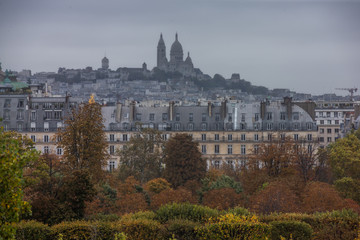 Fototapeta na wymiar paris depuis le musée d'orsay