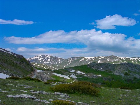 Mavrovo mountain national park Macedonia