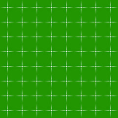 Delicate cruciform light stars on a dark green background.